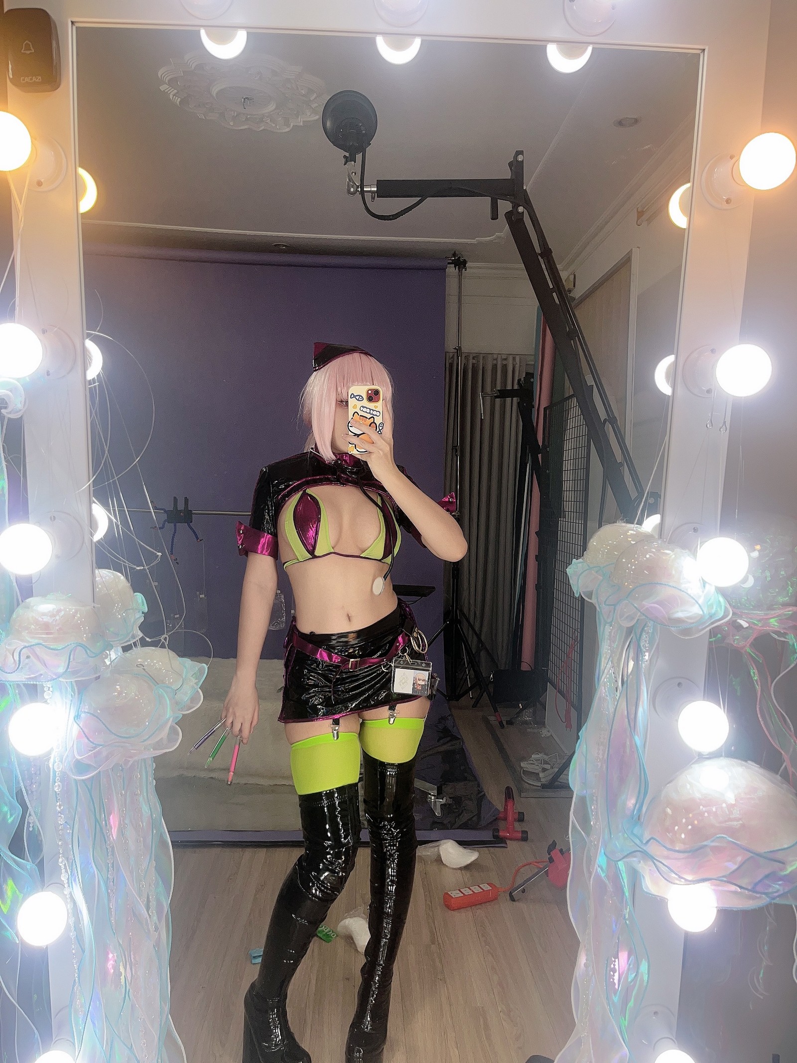 Puy Puy – 南丁格尔 万圣礼装 Nightingale Cosplay 写真视频（100P+8V-1.04GB）FGO插图3