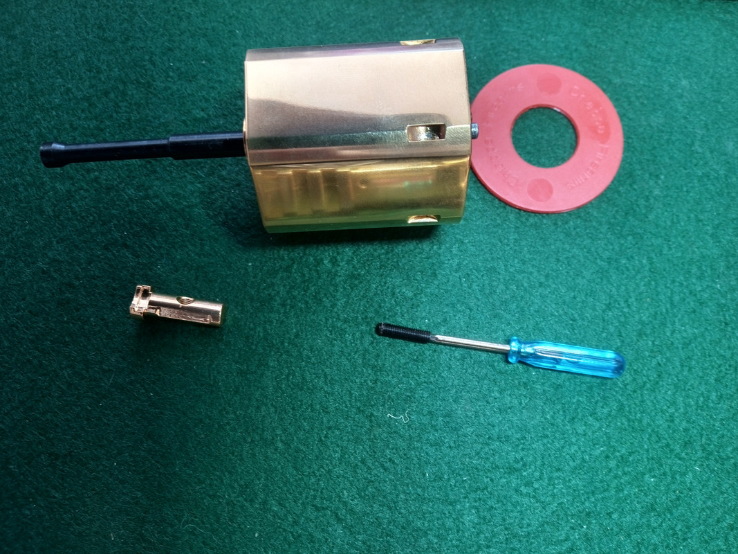 gold rhino cylinder off