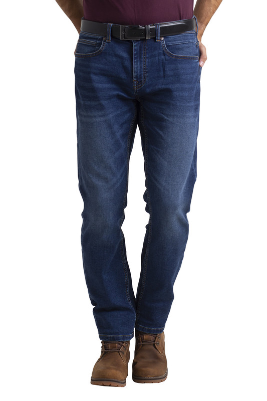 Mens Knit Denim Jeans Slim Fit Casual Skinny Super Spandex