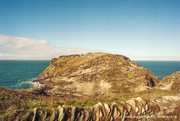 Tintagel Island in Autumn.