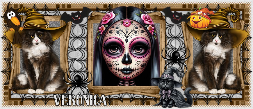 Catrina y Gatitos veronica