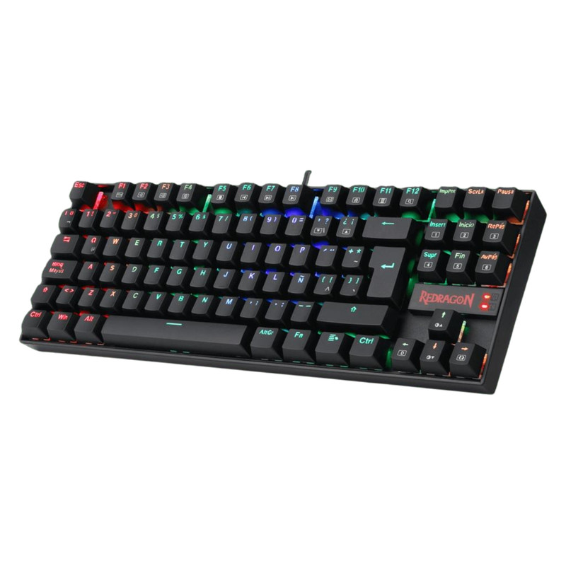 TECLADO REDRAGON KUMARA K552 RGB BLACK