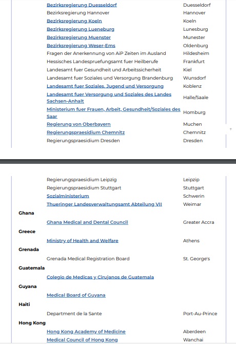 International Association of Medical Regulatory Authorities (IAMRA)