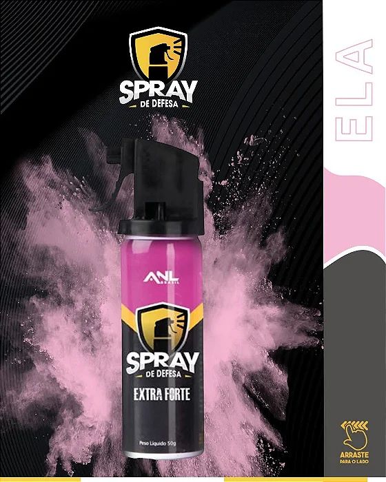 Spray de Defesa - Embalagem