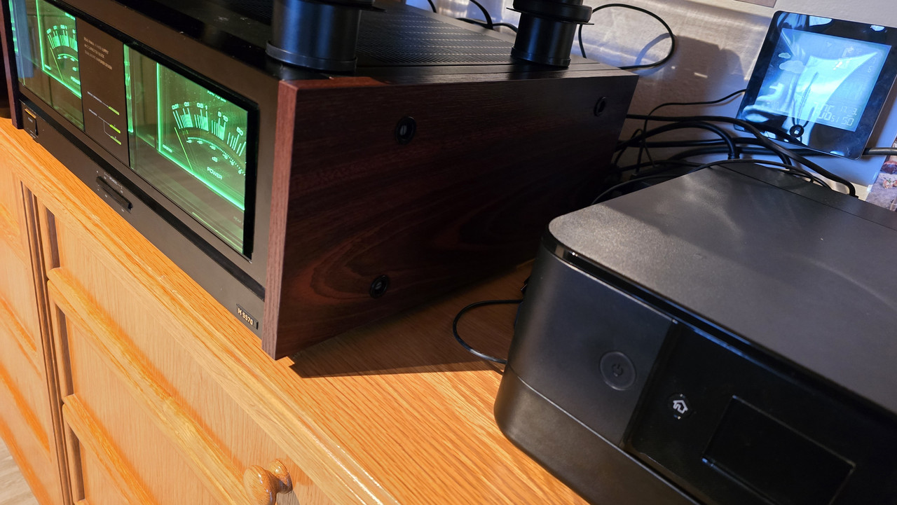 Holzwangen am gerät