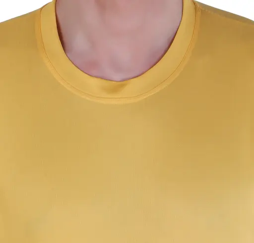 5 SET COMBO PLAIN T SHIRT YELLOW,ORANGE,RED,SKIN COLOUR, WHITE POLYSTER T SHIRT Color 2 (R304)