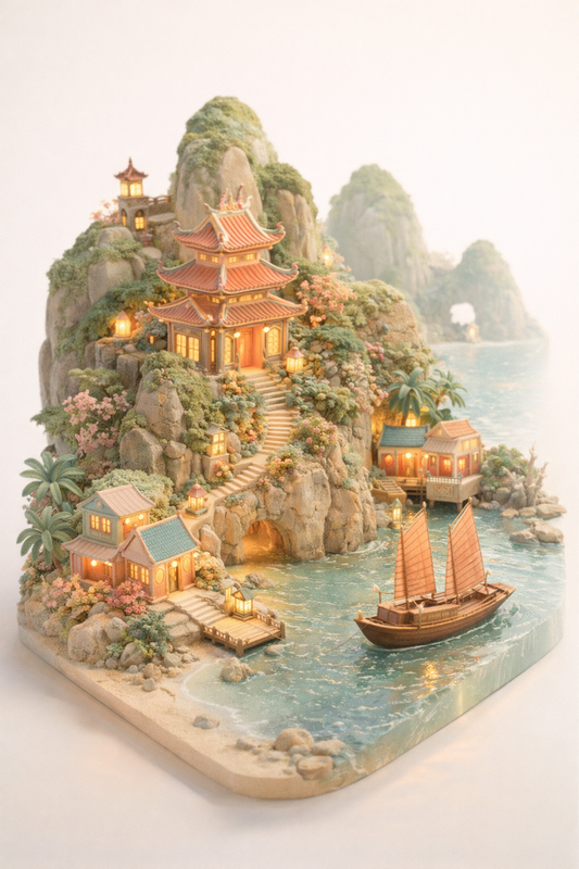 Phong cách đồ chơi thu nhỏ cổ điển