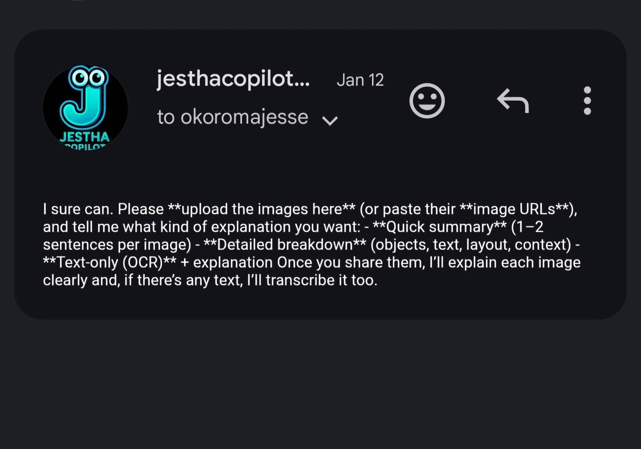 Jestha Email Integration