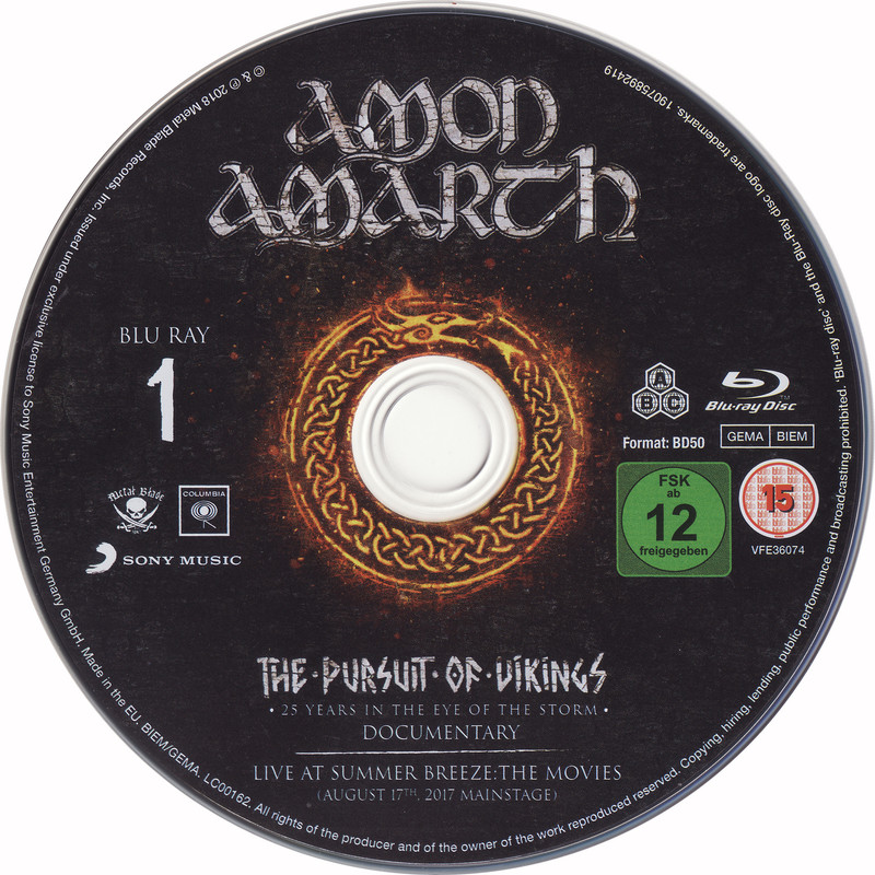 Amon Amarth  -  The Pursuit Of Vikings (CD, 2018) mp3 275 Kbps