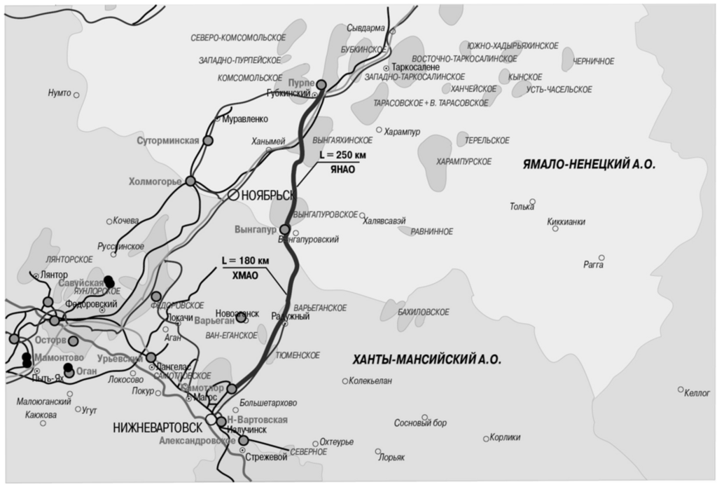 Карта суторминского месторождения