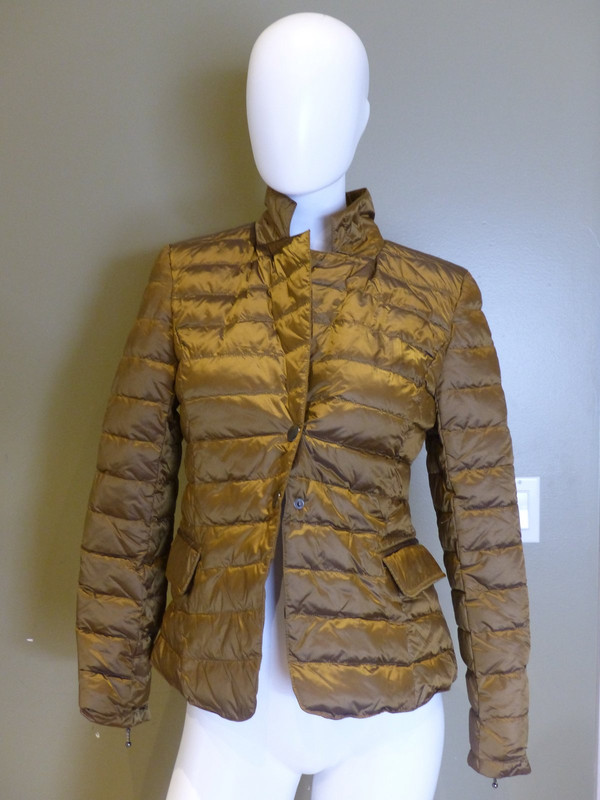 MY ANORAK DOWN BLAZER JACKET BRONZE WOMENS XS MY ANORAK DOWN BLAZER JACKET BRONZE WOMENS XS