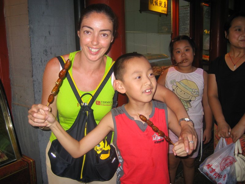 Mercado Wangfujing de insectos-2-8-2007 - China y sus pueblos-2007 (9)
