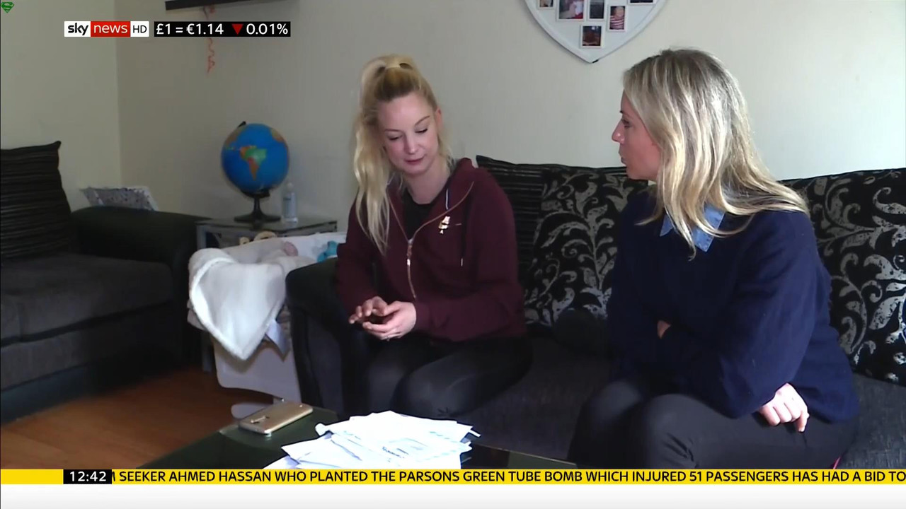 31 January - 12.00.00 - Sky News. Colin Brazier and Jayne Secker