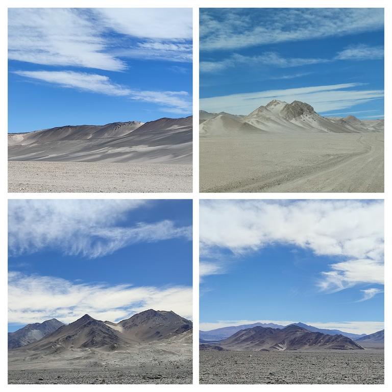 CAMPO DE PIEDRA POMEZ. LAGUNA, VOLCAN Y SALAR CARACHI PAMPA. - ARGENTINA INFINITA II/ TORRES DEL PAINE (1)