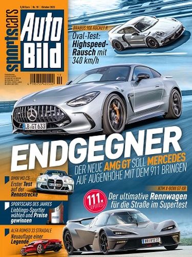 Cover: Auto Bild Sportscars Magazin No 10 Oktober 2023