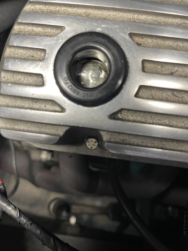 Oil in PCV Cobra valve cover baffle issue? Vintage Mustang Forums