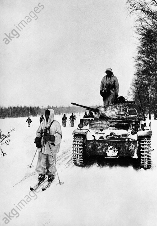 Wald wird durchkämmt Ostfront 1943