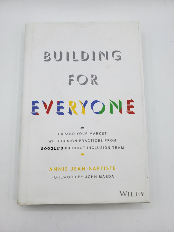 BUILDING FOR EVERYONE ANNIE JEAN-BAPTISTE HARD COVER