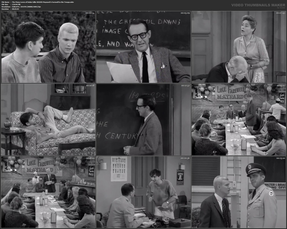 The Many Loves of Dobie Gillis S01E05 Maynard's Farewell to the Troops.mkv