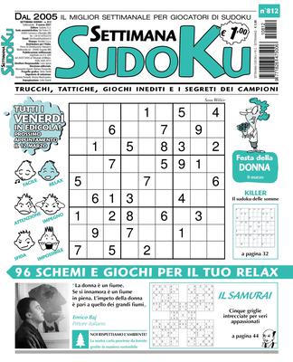 Settimana Sudoku N.812 – 05 Marzo 2021