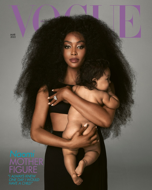 Naomi Campbell mamma a 53 anni del secondo figlio