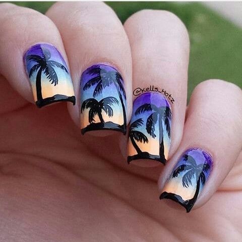 Beach Nail Art
