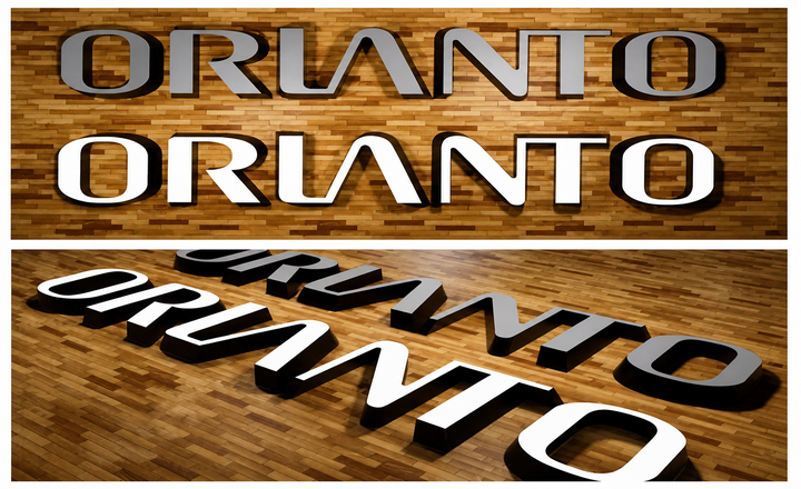 ALC-02-F acrylic luminous letter with flexible mounting options