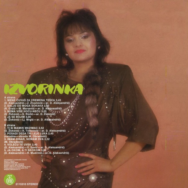 Izvorinka Milosevic 1987 z