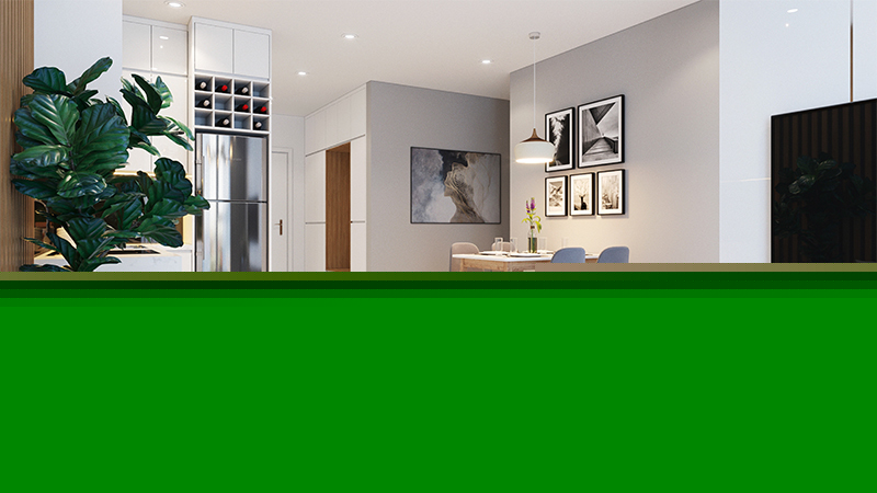 can ho mau green pearl phong khach 04 Chung cư Thương mại Green Pearl Bắc Ninh: Căn hộ sang trên đất vàng Kinh Bắc