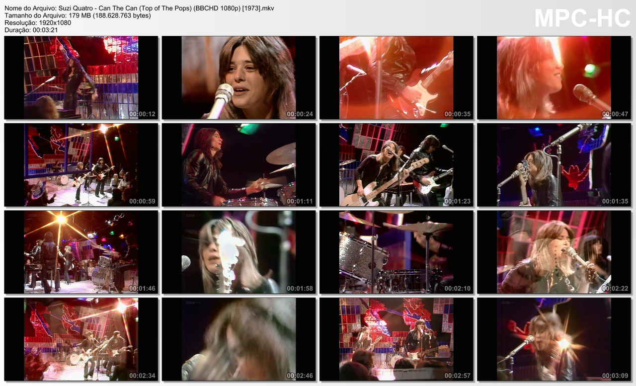 Suzi Quatro - Can The Can (Top of The Pops) (BBCHD 1080p) [25.12.1973]