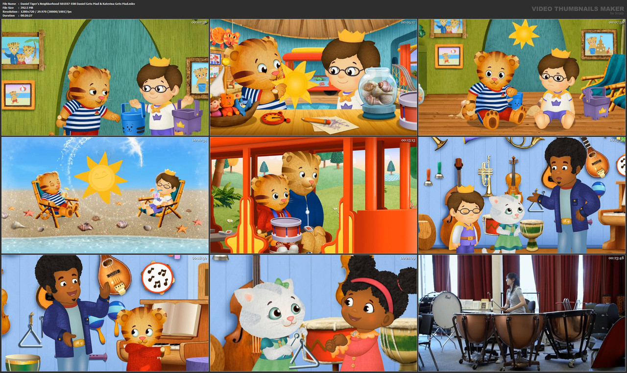Daniel Tiger's Neighborhood S01E07-E08 Daniel Gets Mad & Katerina Gets Mad.mkv