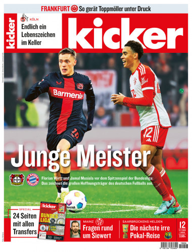 Cover: Kicker Sportmagazin No 12 vom 05  Februar 2024