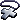 Pixel art gif of a cross necklace.