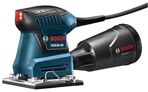 Amazon: Lijadora orbital BOSCH GSS20-40 (1/4 de hoja) 
