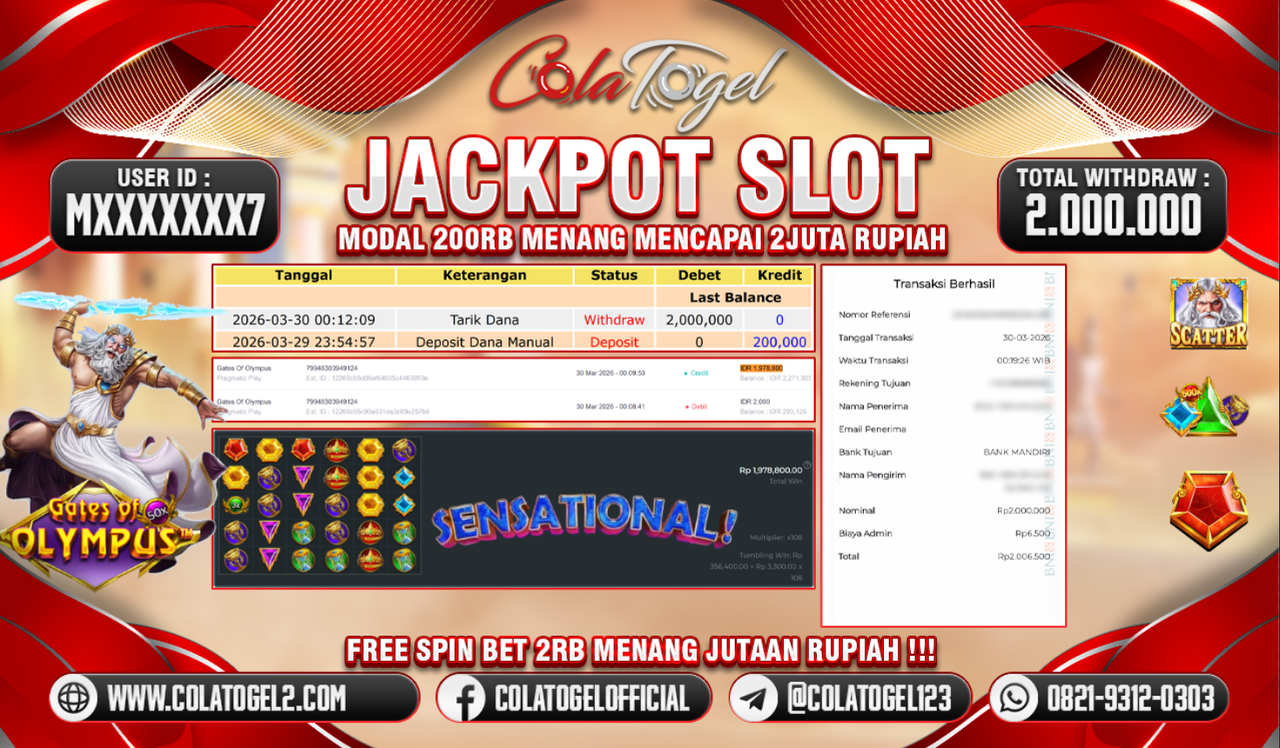 JACKPOT SLOT GACORR!!