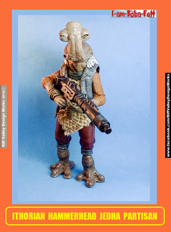 sw custom ithorian jedha partisan figure completed o