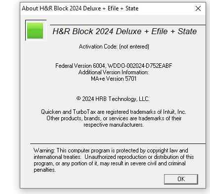 H&R Block 2024 near final? - Bogleheads.org