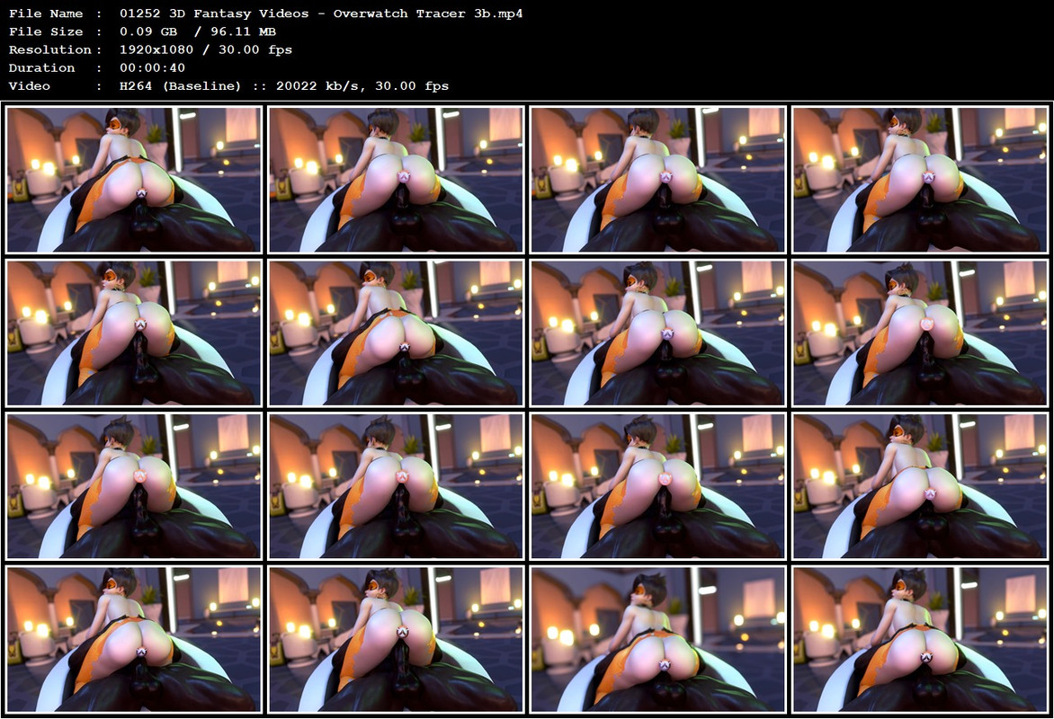 01252 3D Fantasy Videos - Overwatch Tracer 3b.mp4