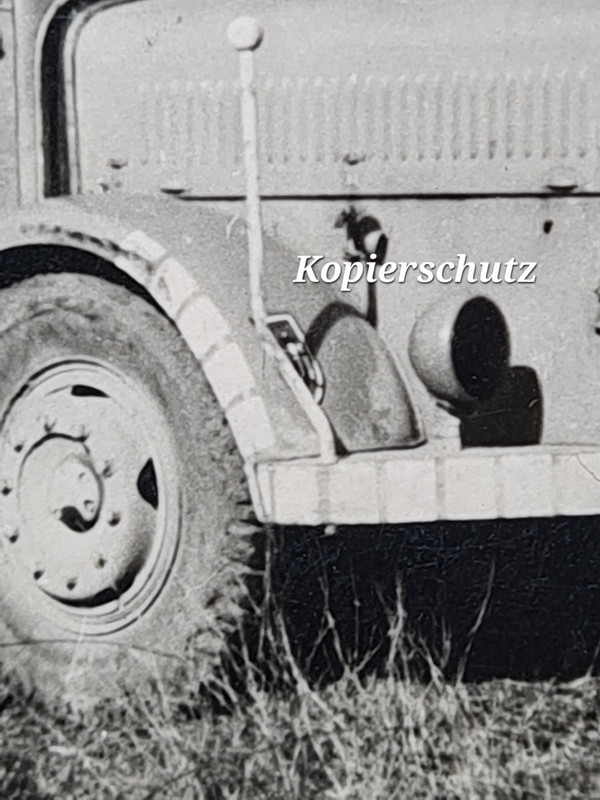 Foto, LKW, Rapa Super, Wehrmacht, Heeresflak, Divisionswappen, 2 (2)