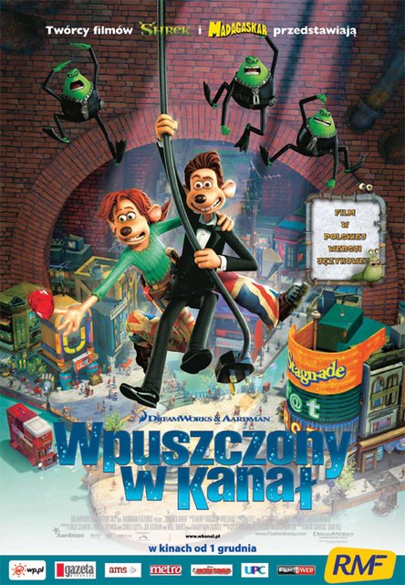 Wpuszczony w Kanał / Flushed Away (2006) PLDUB.720p.BluRay.x264.DD.5.1-tHD / Dubbing PL