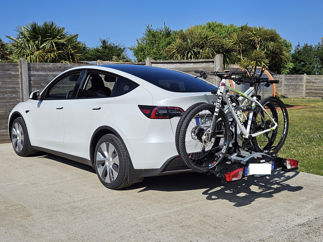 Porte velo sur boule d attelage Page 2 Forum et Blog Tesla