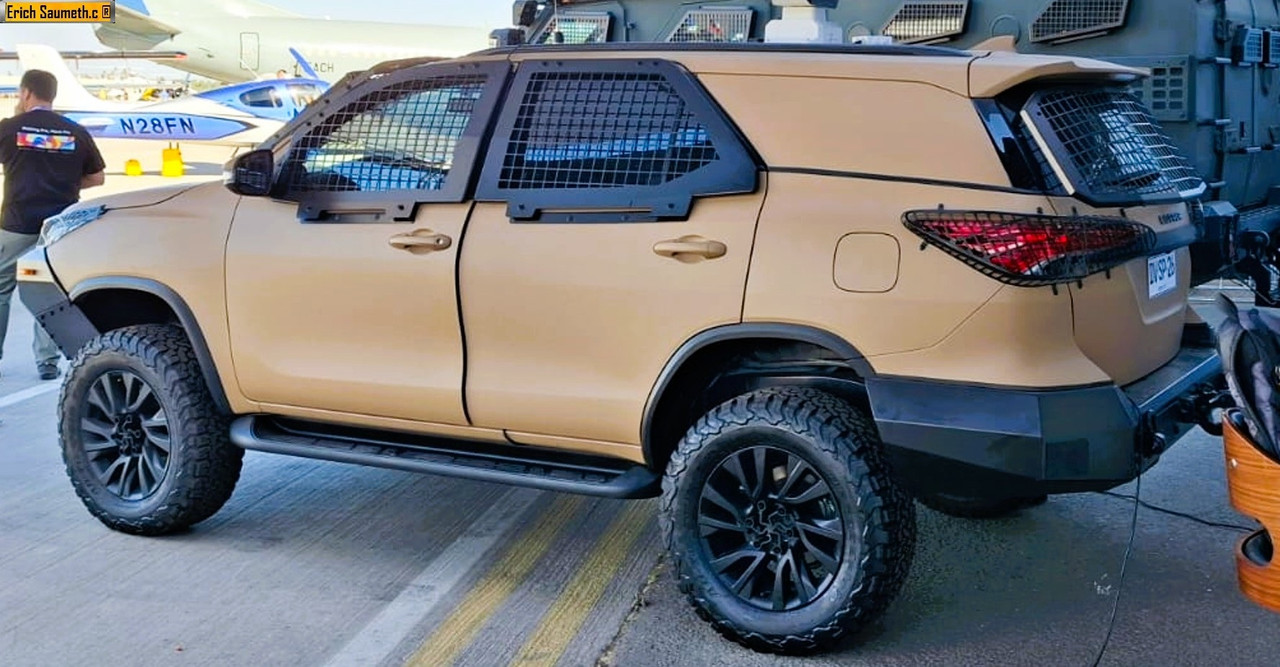 Armor International exhibe en Fidae el vehículo táctico colombiano Copper