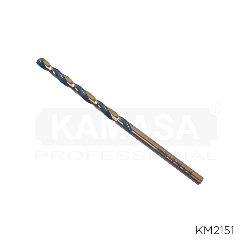 BROCA DE METAL HSS 1/8" COBALTO  5%  KAMASA