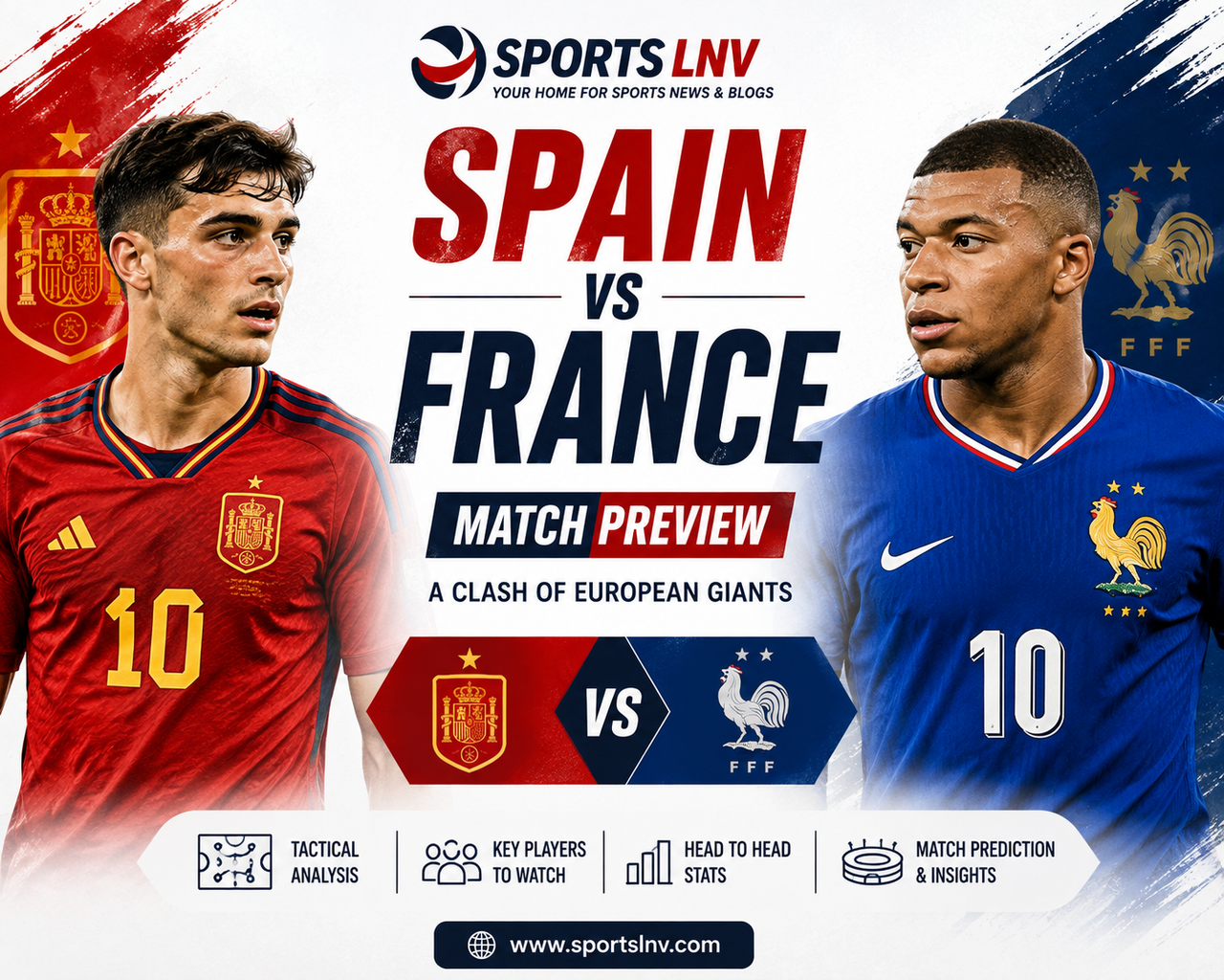 Spain vs France Match Preview, Prediction Record