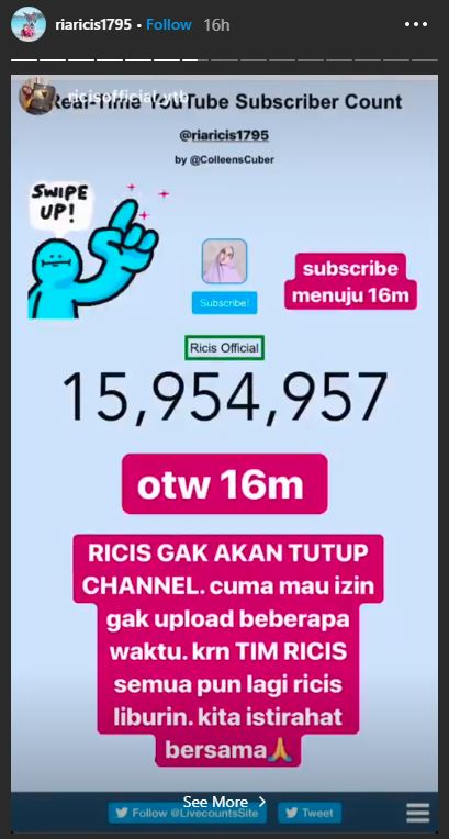Kalrifikasi Ria Ricis
