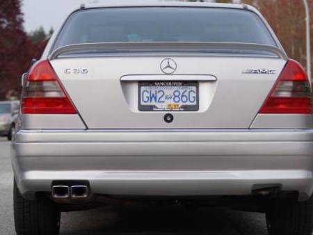mercedes - C36 - O primeiro veículo desenvolvido em conjunto Mercedes-Benz e AMG Mercedes-c-class-very-rare-car-1995-mercedes-c36-amg-w202-grey-7