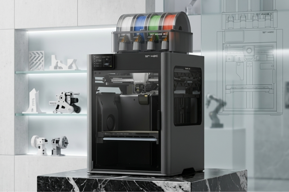 Impressão 3D multi-colorida de alta velocidade