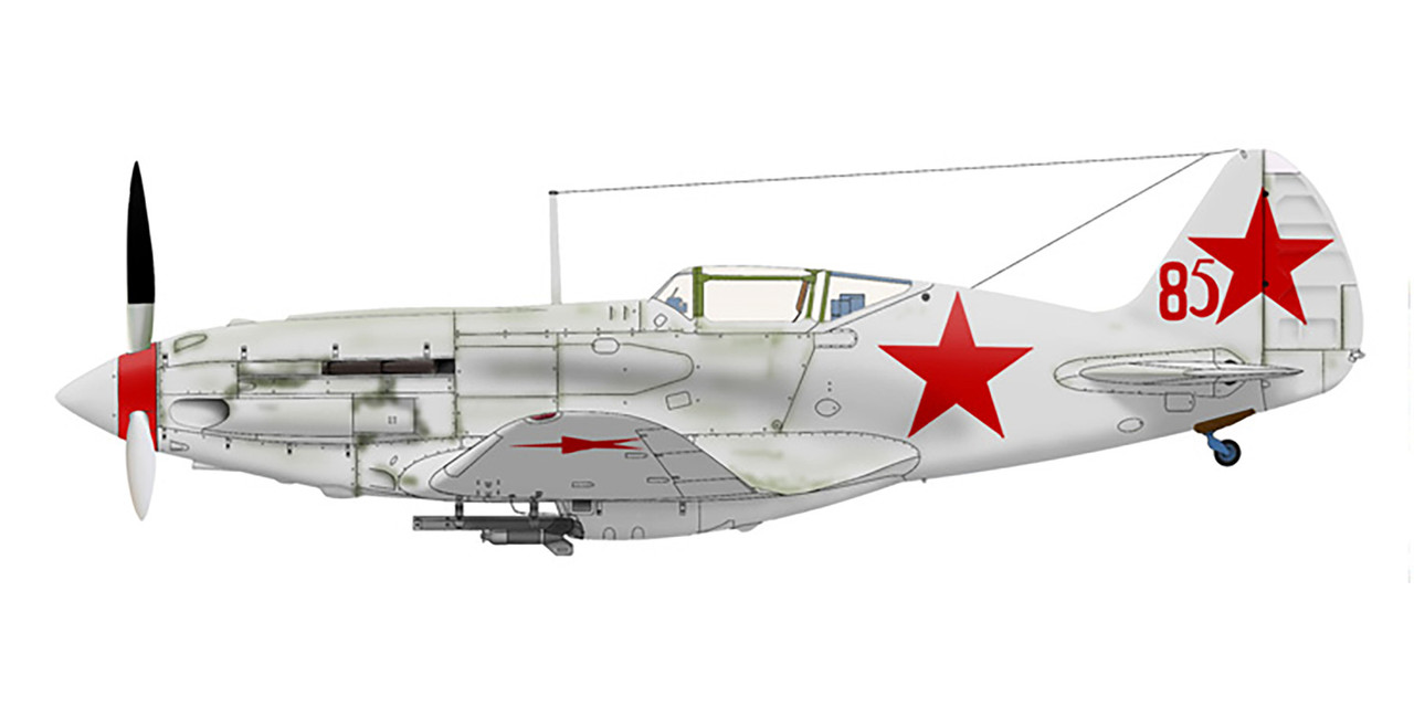 Mikoyan-Gurevich-MiG-3-12GvIAP-Red-85-at-Vnukovo-Moscow-7th-Mar-1942-0A