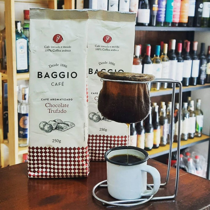 Café Torrado e Moído Aroma de Chocolate Trufado Baggio Café 250g