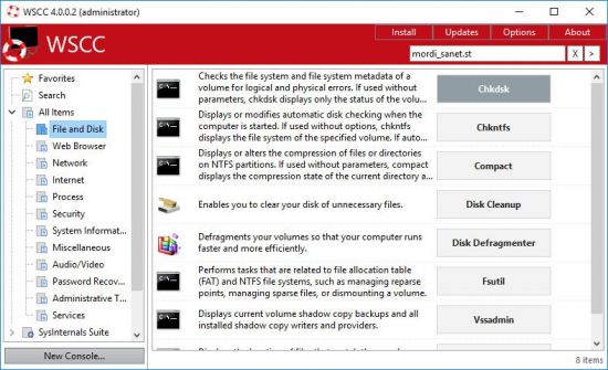 WSCC   Windows System Control Center v4.0.7.1 Commercial